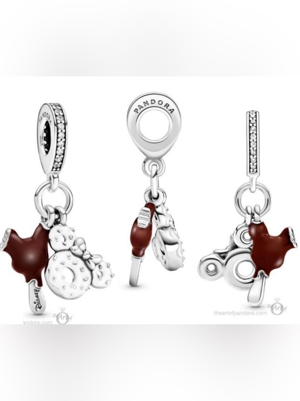 Pandora Disney snack charm dangle